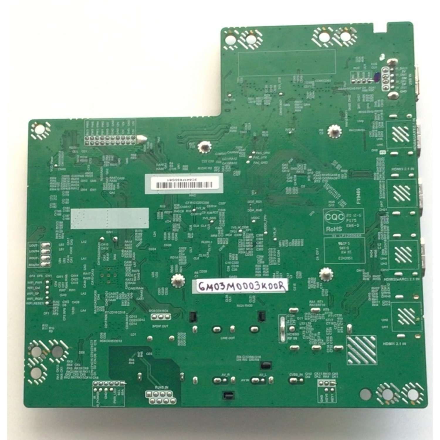 MAIN PARA TV VIZIO / NUMERO DE PARTE 6M03M0003K00R  / TD.MT5691.U761 / 2C641F63DD61 / A0002Q00J / AP301908NJ / MODELO V405-H19 LINIZA - Imagen 5